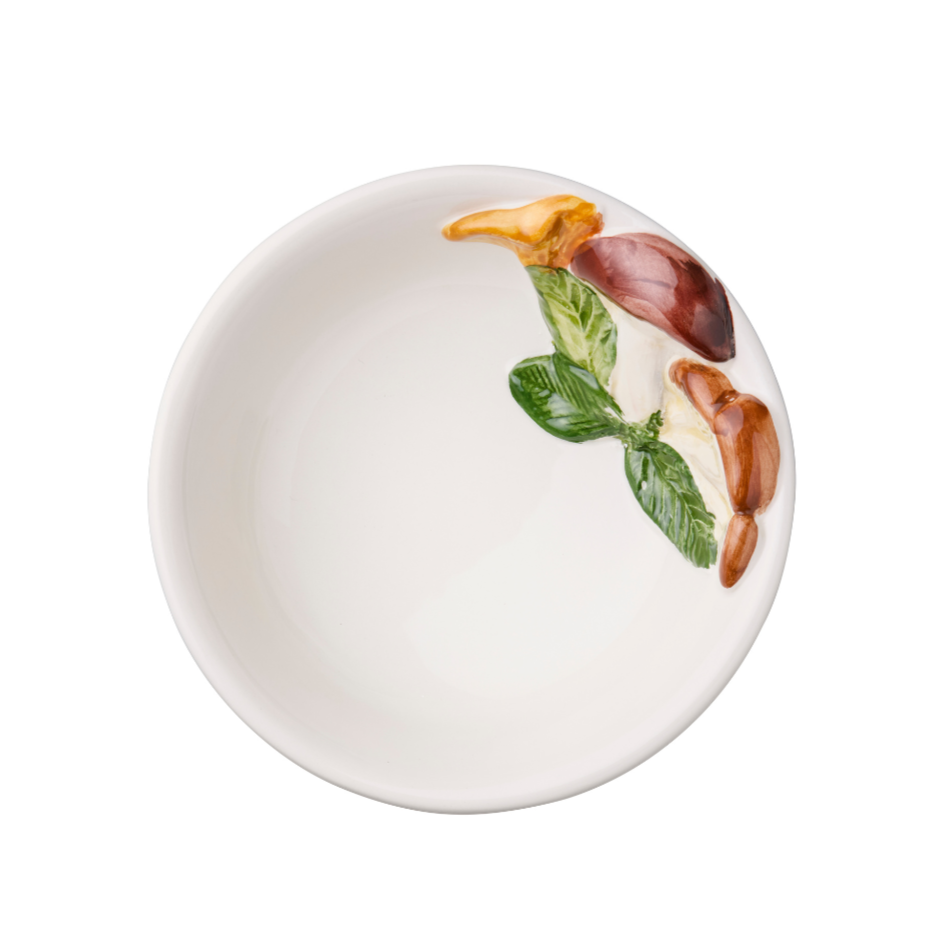 Svampe skål, hvid - Ø18 cm